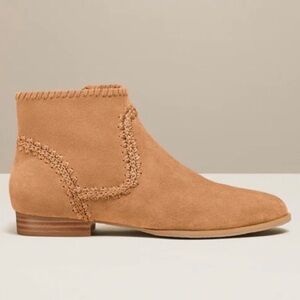 Jack Rogers Gemma Suede Heel Slip On Bootie women’s size 8.5